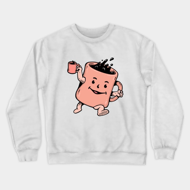 Kool Coffee (No Text Edition) Crewneck Sweatshirt by Coffee Hotline